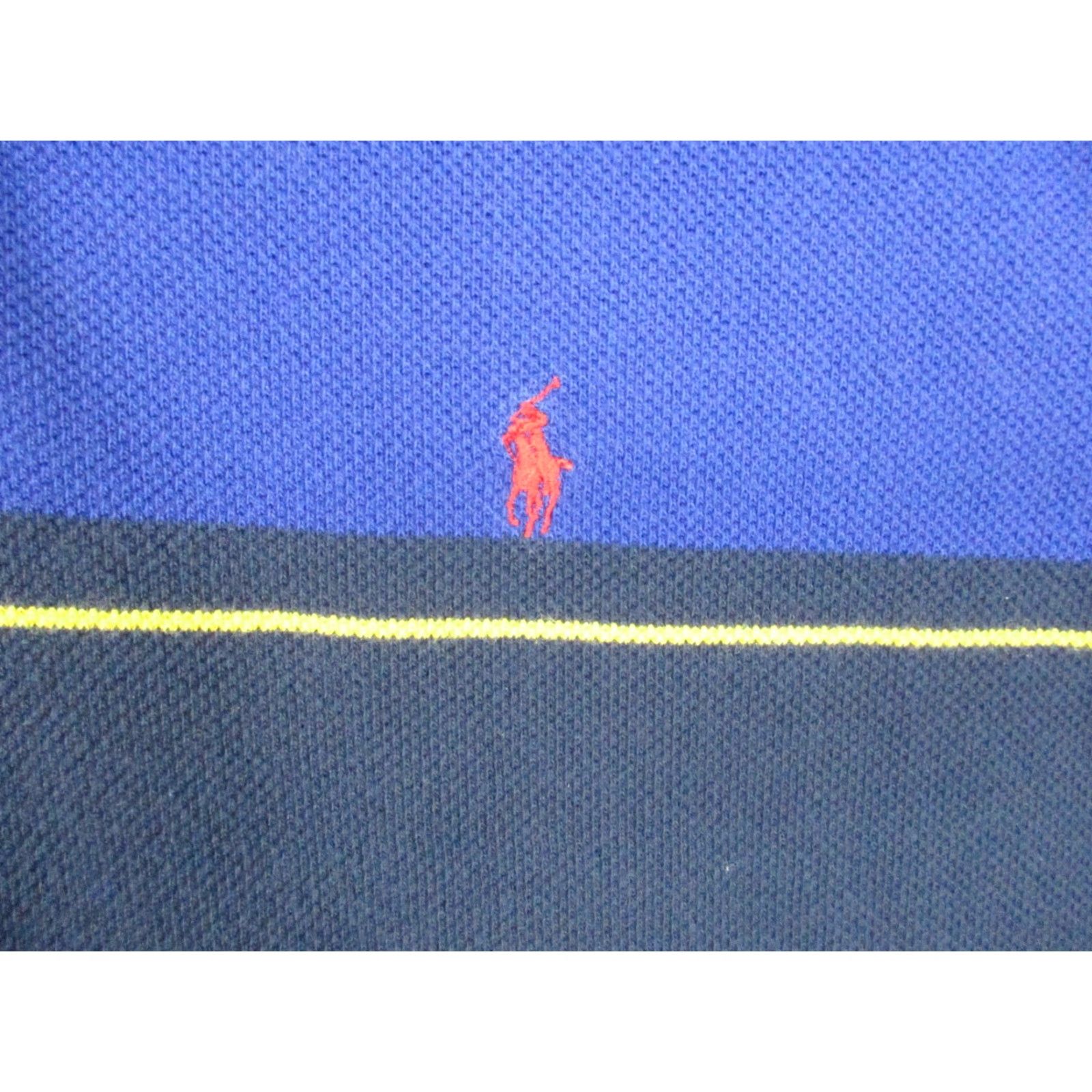 Ralph Lauren VINTAGE Polo Ralph Lauren Rugby Shirt Large Men Blue Stripe Shirt Size US L / EU 52-54 / 3 - 2 Thumbnail