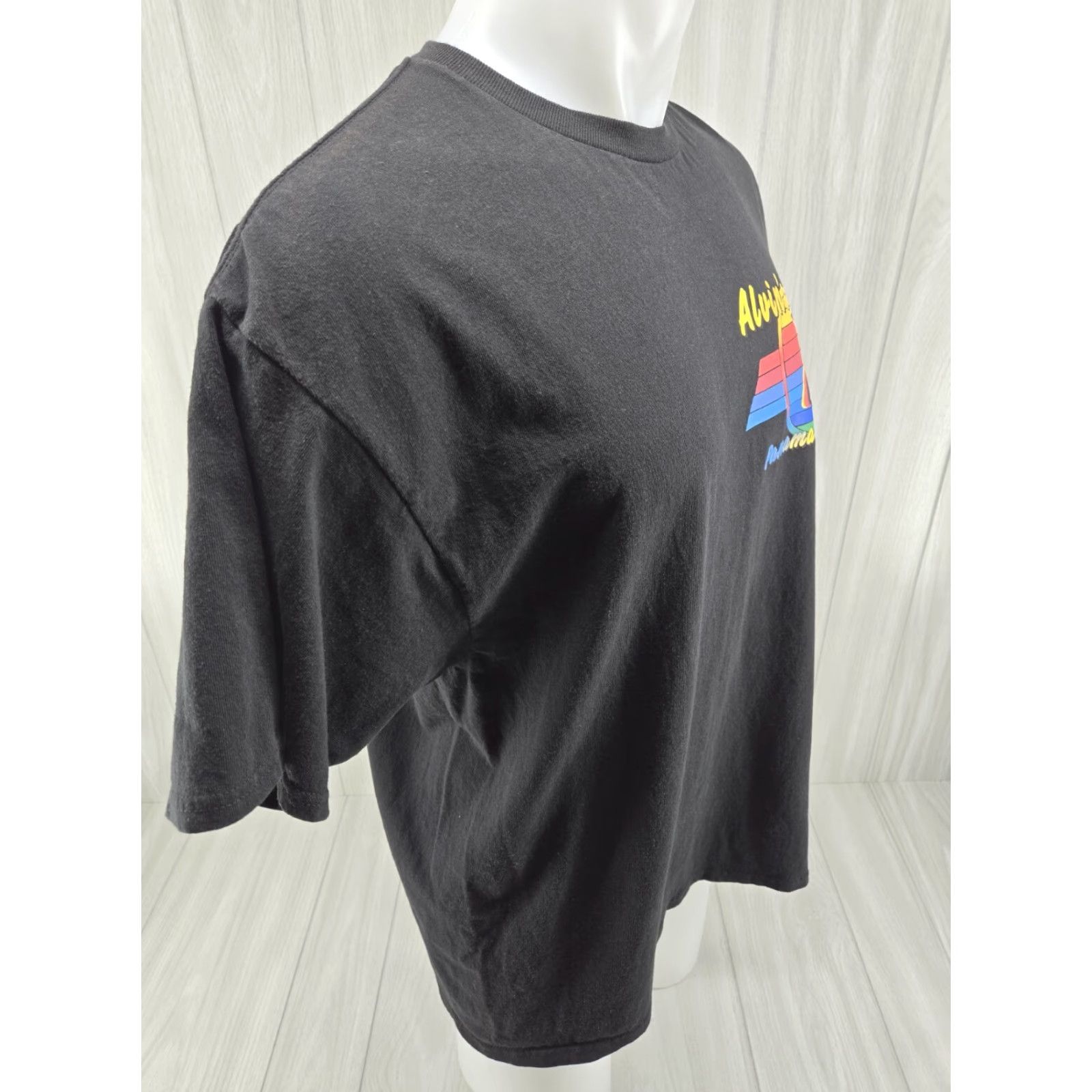 Delta Delta Alvin's Island Panama City Beach Surfer T Shirt 2XL Black Men Short Sleeve Cotton Round Neck Graphic Print T-Shirt Size US XXL / EU 58 / 5 - 6 Thumbnail