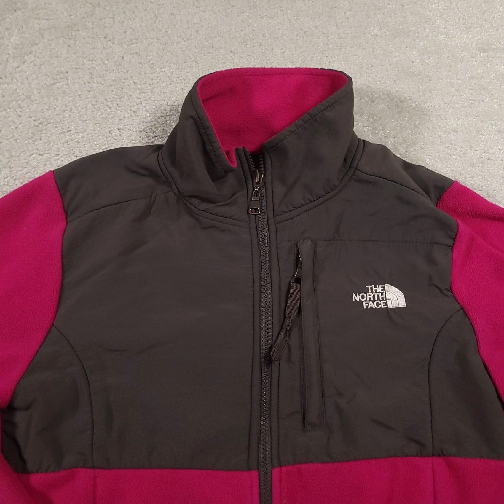 The North Face VINTAGE? No — North Face Jacket Womens Small Pink Black Fleece Softshell Full Zip Outdoors Size S / US 4 / IT 40 - 2 Thumbnail