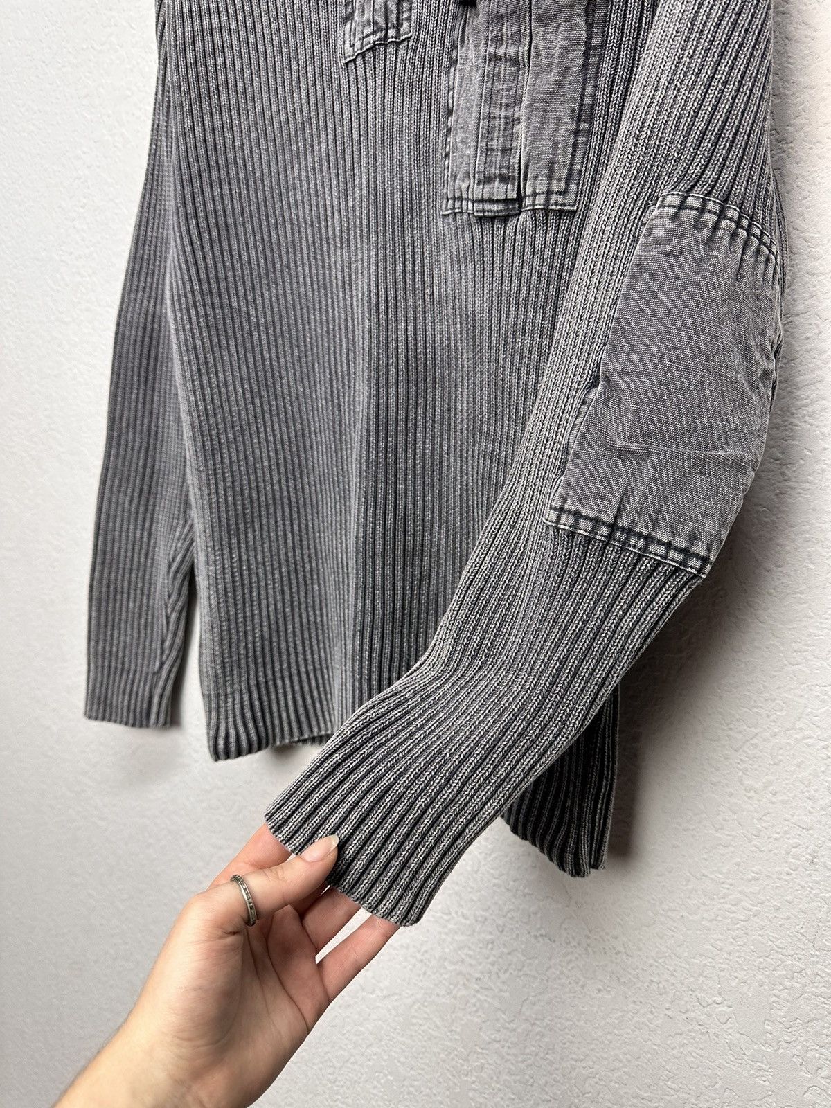Diesel Distressed Y2K Diesel Style Japan Gothic Faded Sweater Goa Size US L / EU 52-54 / 3 - 4 Thumbnail