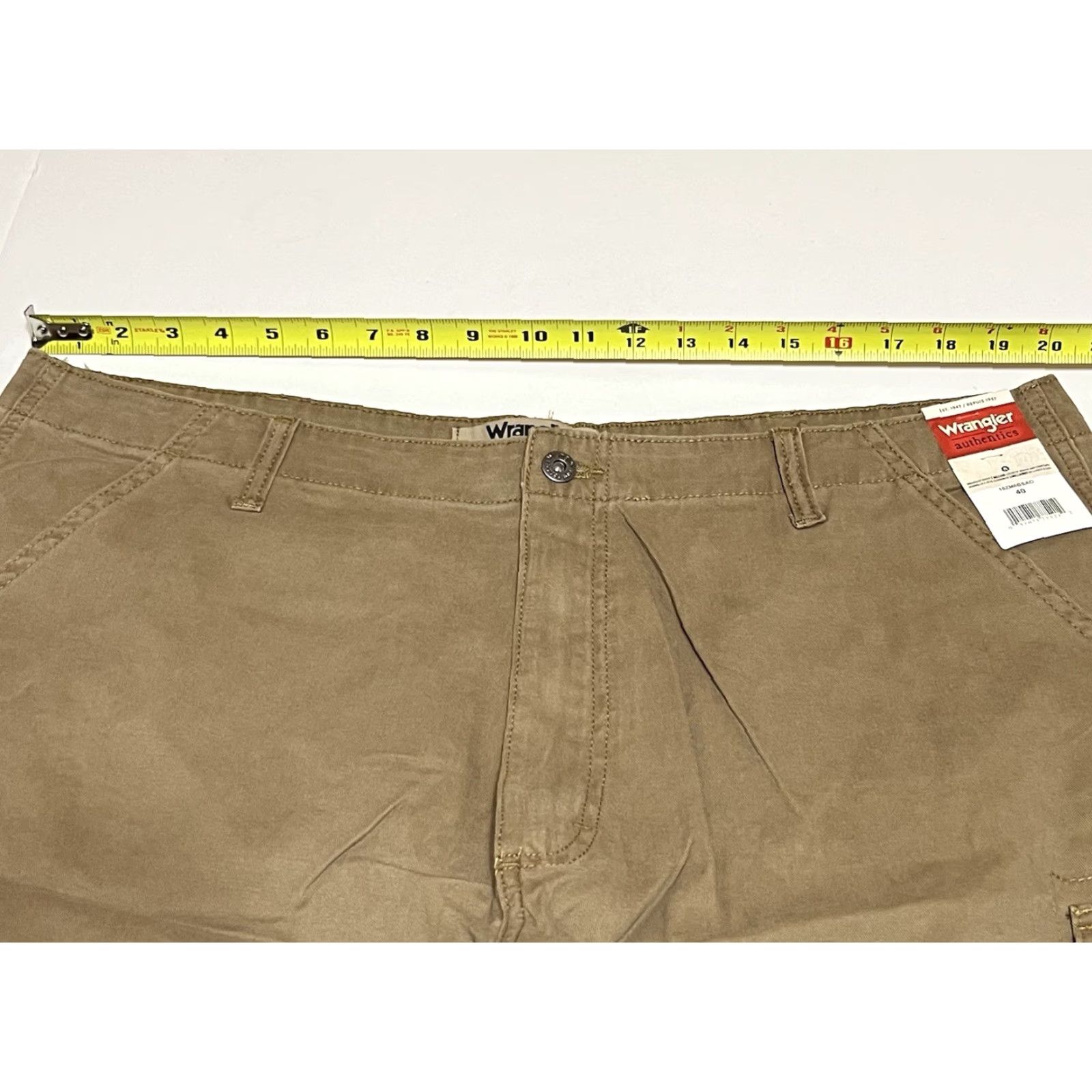 Wrangler Wrangler Authentics Mens Cargo Shorts Size 40 Brown NWT Size US 40 / EU 56 - 3 Thumbnail