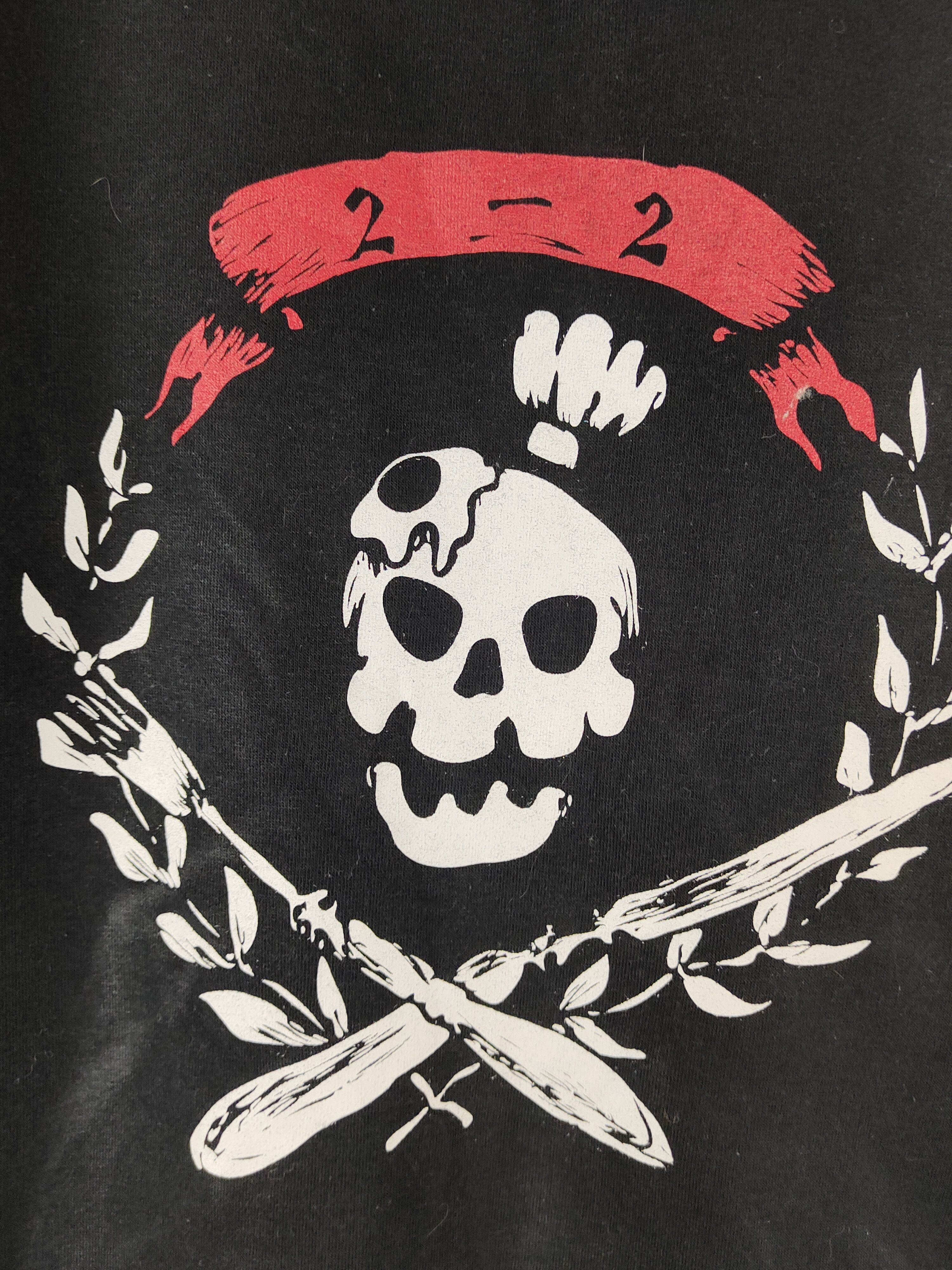 Japanese Brand DL Cross Black Skull punk Hoodie Sweaters #2487 Size US M / EU 48-50 / 2 - 7 Thumbnail