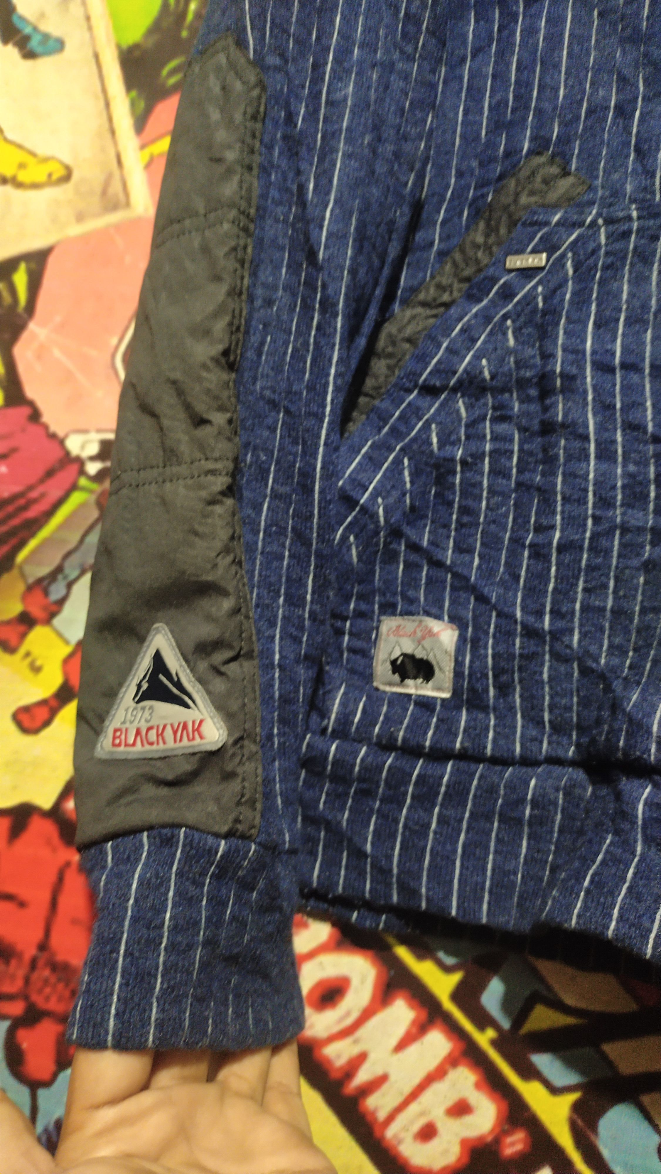 BLACKYAK Black Yak 1978 Striped Jacket Size US L / EU 52-54 / 3 - 3 Thumbnail