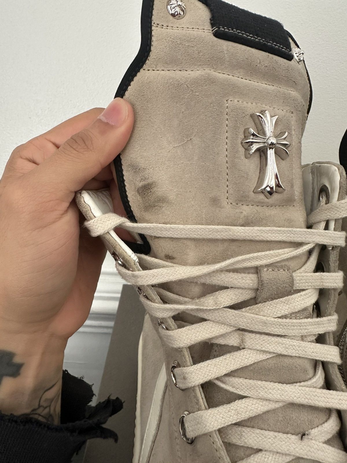 Chrome Hearts × Rick Owens Chrome Hearts Geobaskets Size US 10 / EU 43 - 2 Thumbnail
