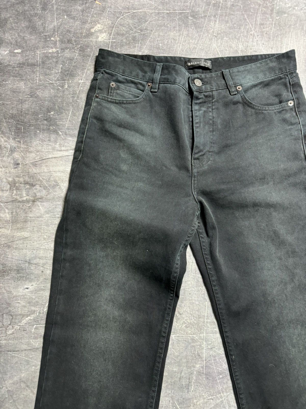 Balenciaga Balenciaga Straight Slim Fit Jeans Size US 33 - 3 Thumbnail