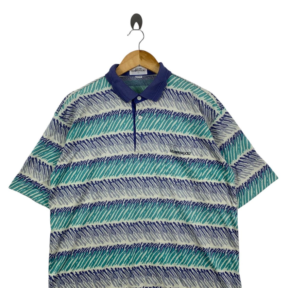 Vintage Vintage US OPEN GOLF Tournament Small Logo Polos T-Shirt Size US L / EU 52-54 / 3 - 2 Thumbnail