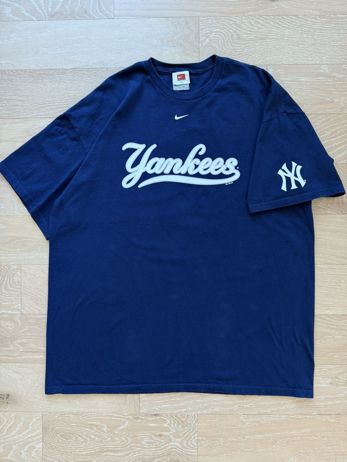 Nike New York Yankees Center Check MLB Shirt Size US XXL / EU 58 / 5 - 1 Thumbnail