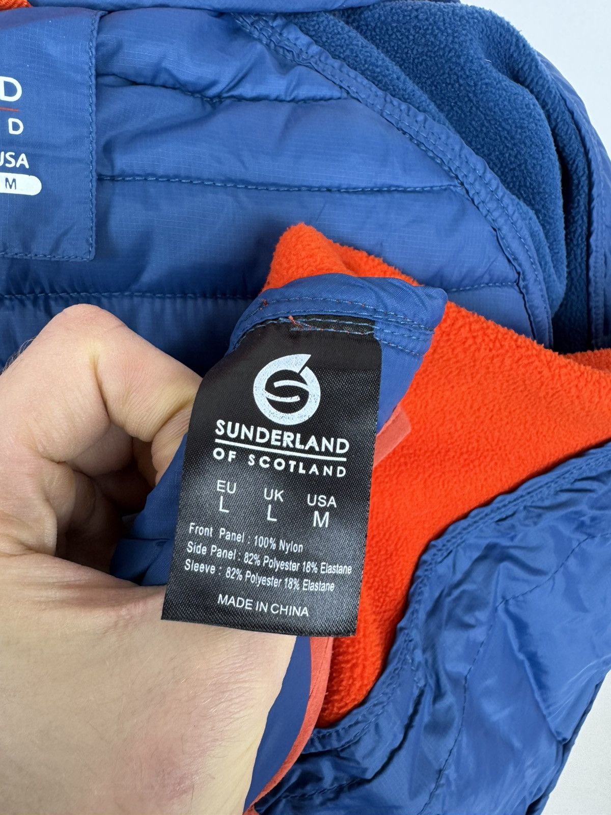 Other Sunderland of Scotland Micro puffer quilt hooded jacket L Size US L / EU 52-54 / 3 - 11 Thumbnail