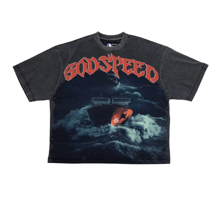 Godspeed Godspeed Sea Sick Tee Grey Wash Size US XL / EU 56 / 4 - 1 Thumbnail