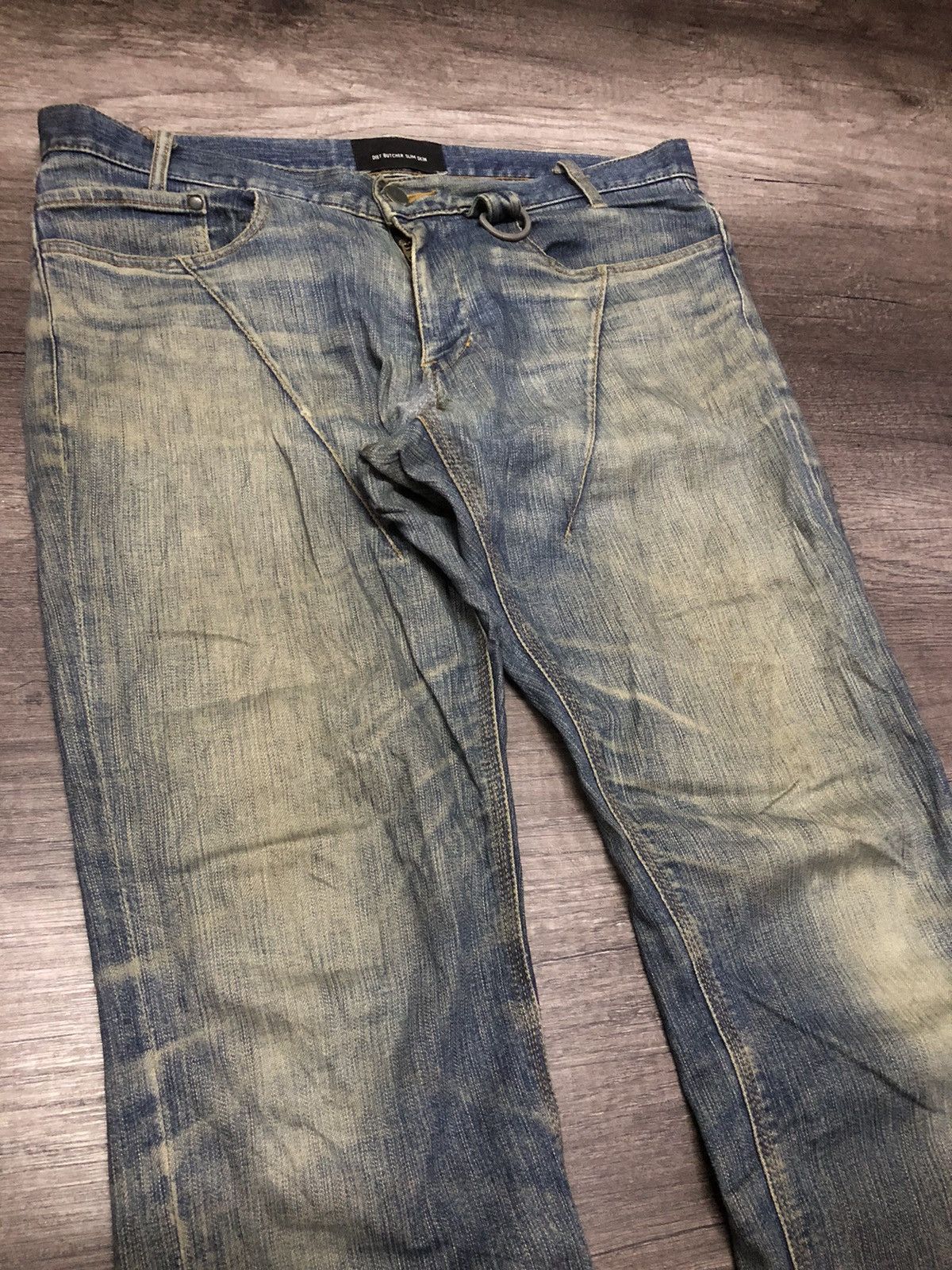 Designer × Diet Butcher Slim Skin VINTAGE DIET BUTCHER SLIM SKIN DENIM JEANS (UNISEX) Size US 33 - 8 Thumbnail