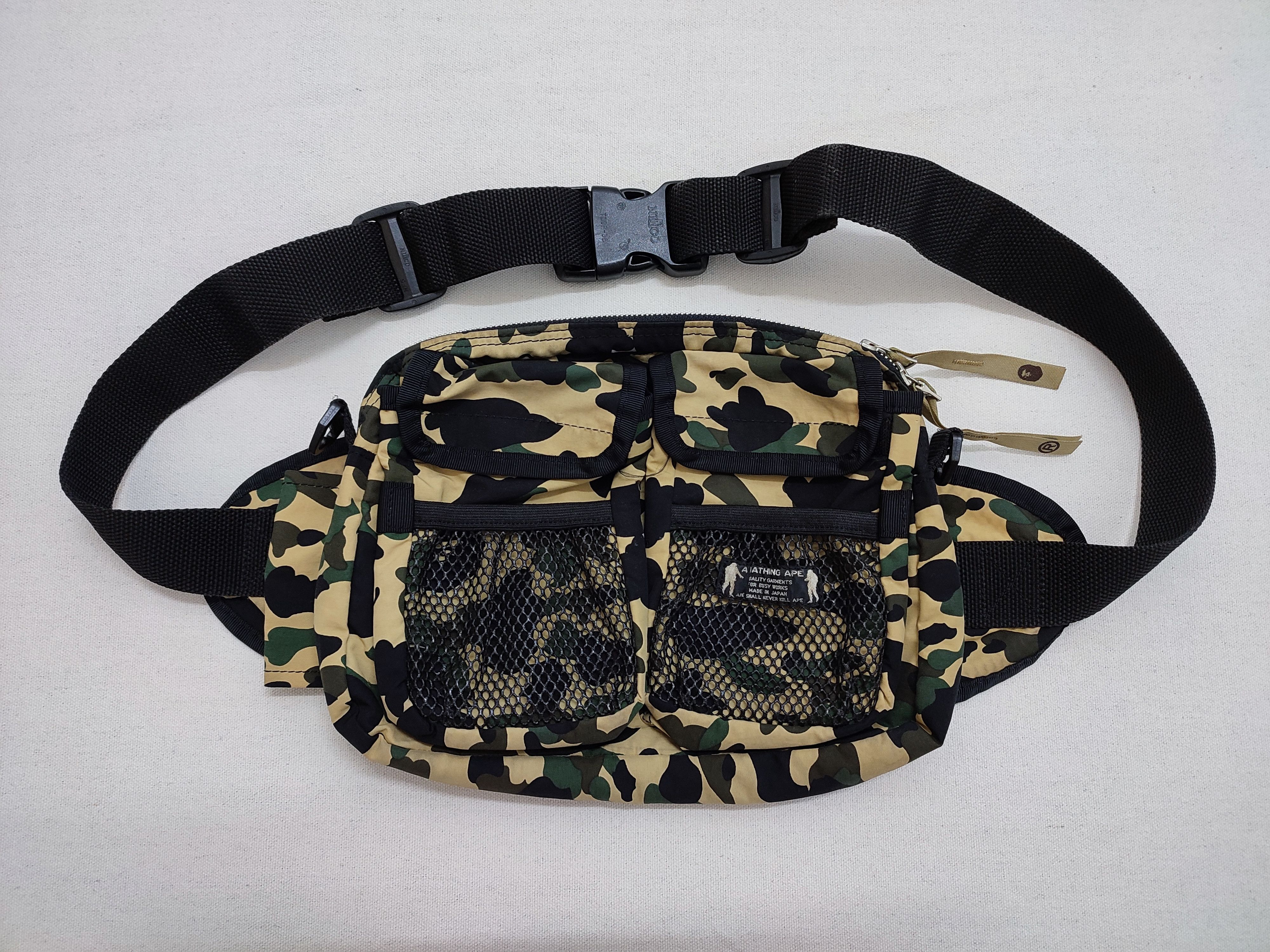 Bape × Porter Bape x Porter 1st Camo Waist Bag | Grailed