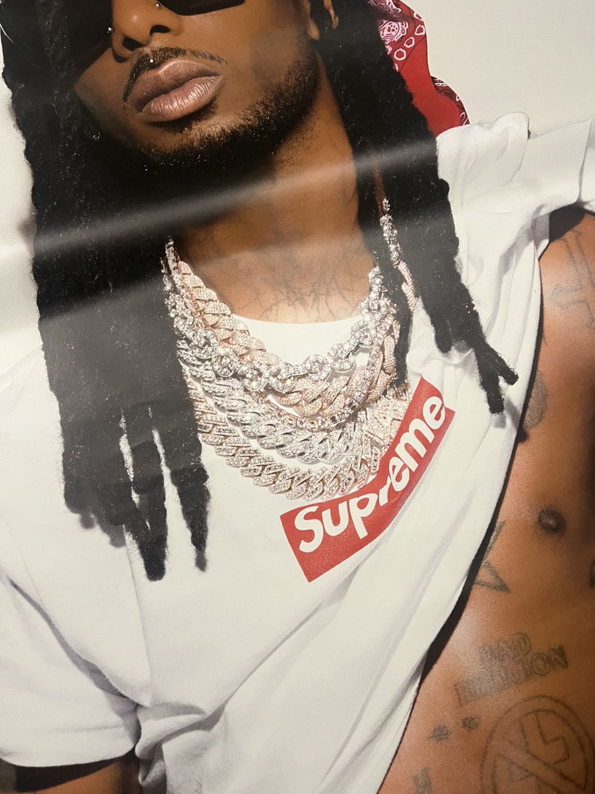 Supreme Supreme Playboi Carti Photo Tee Poster 6ft Size ONE SIZE - 3 Thumbnail