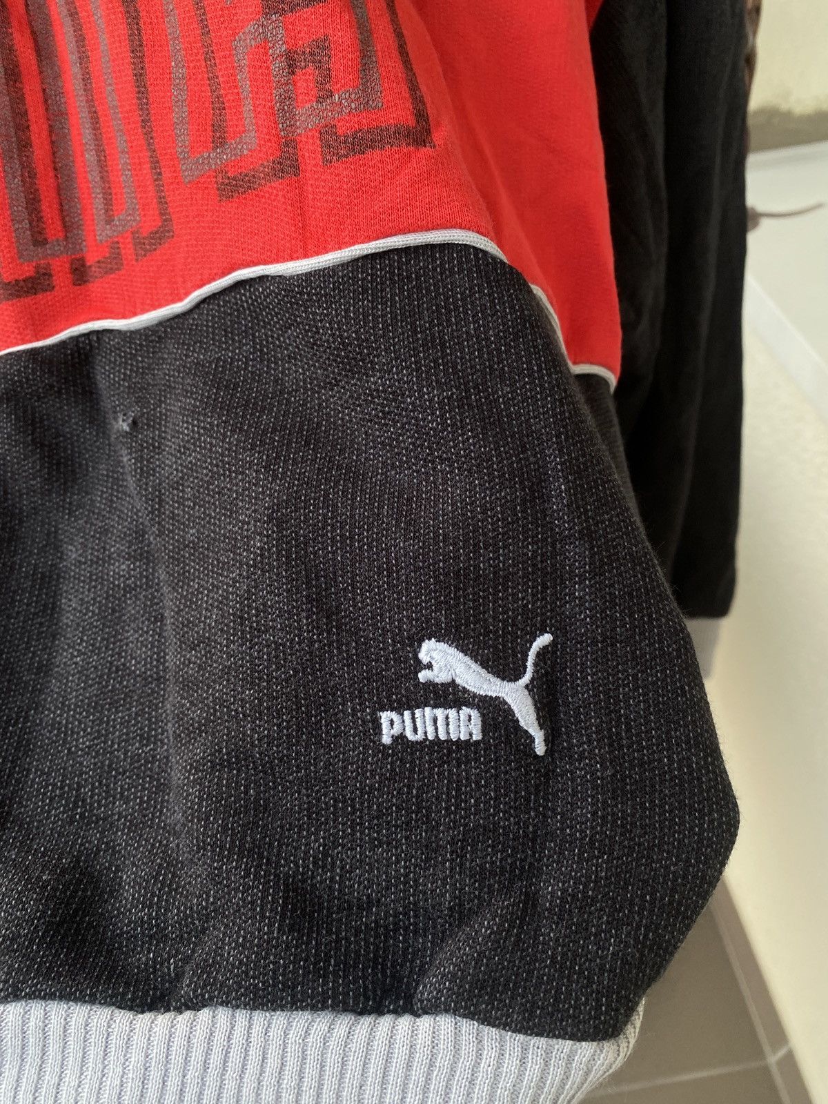 Puma Puma vintage rare big logo crawneck Size US L / EU 52-54 / 3 - 3 Thumbnail