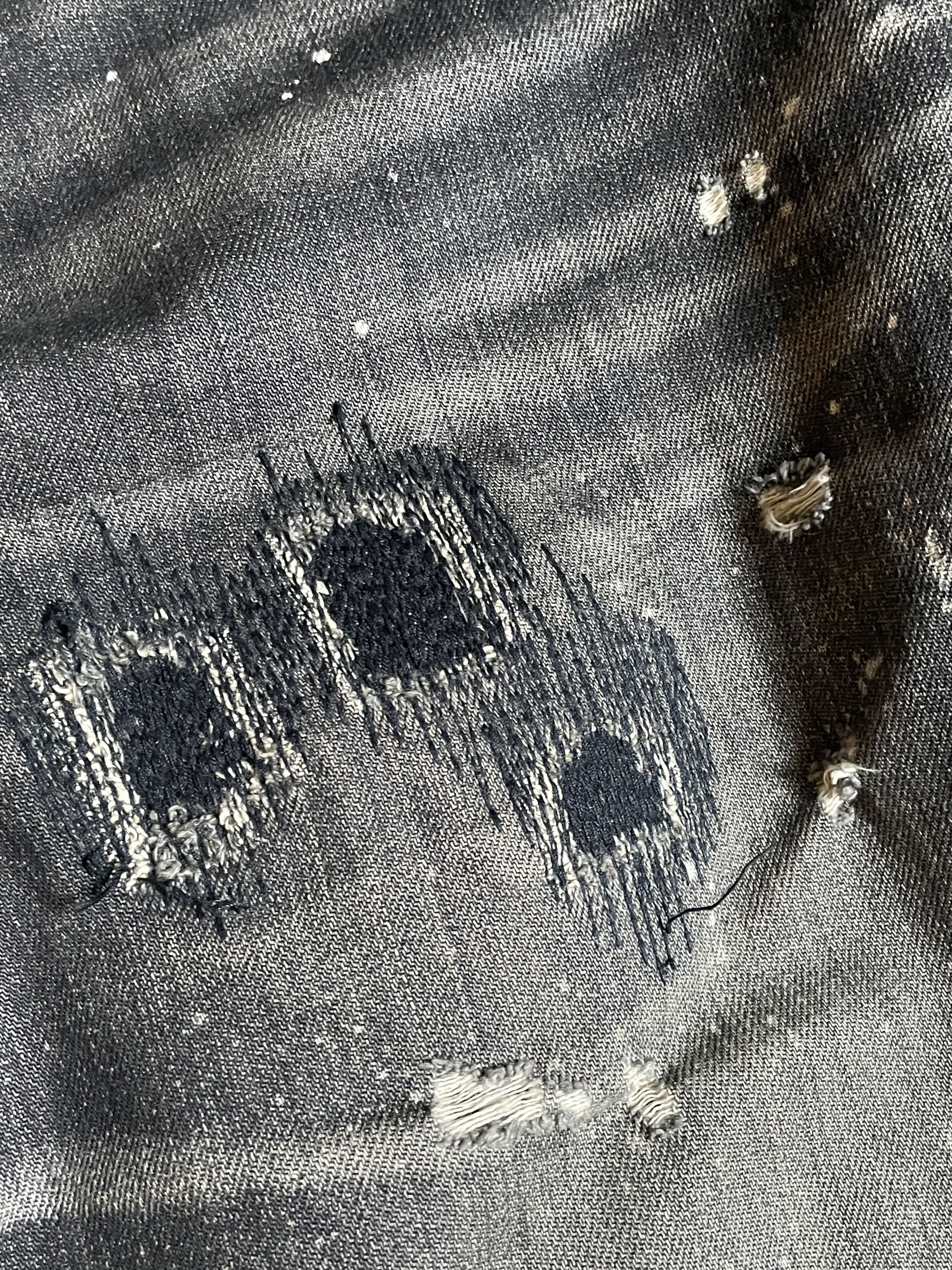 Number (N)ine AW01 Number (N)ine "Standards" Grunge Denim Size US 30 / EU 46 - 4 Thumbnail