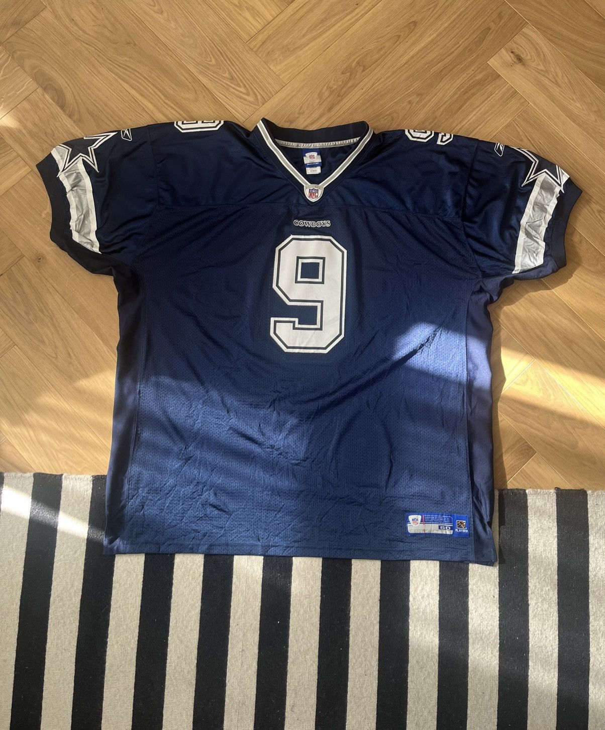Reebok Dallas Cowboys #9 Tony Romo 2007 Reebok Authentic Jersey Size US XXL / EU 58 / 5 - 1 Thumbnail