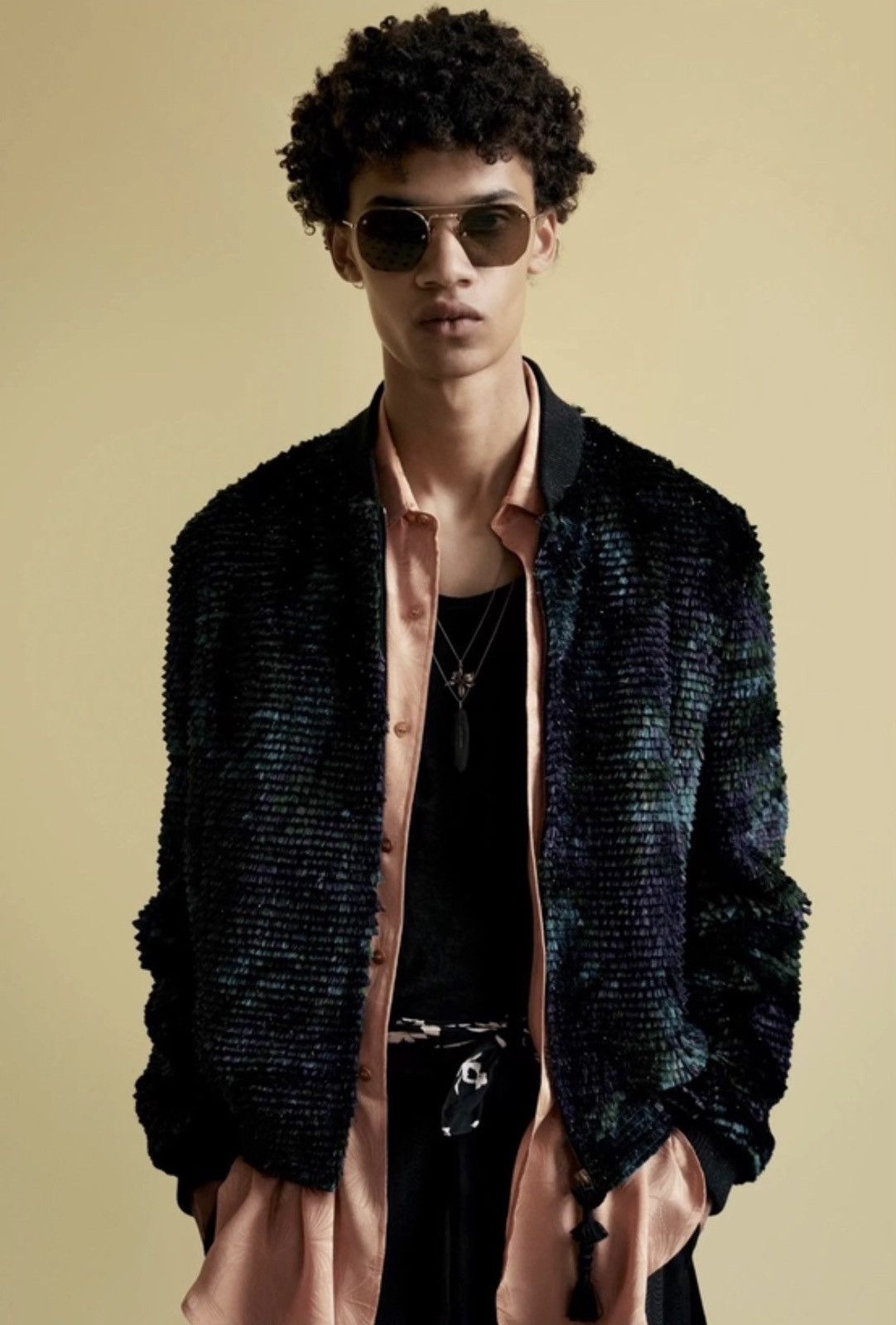 Saint Laurent Paris Saint Laurent 21SS Runway Silk All-Over Hibiscus Print Shirt Size US M / EU 48-50 / 2 - 9 Thumbnail