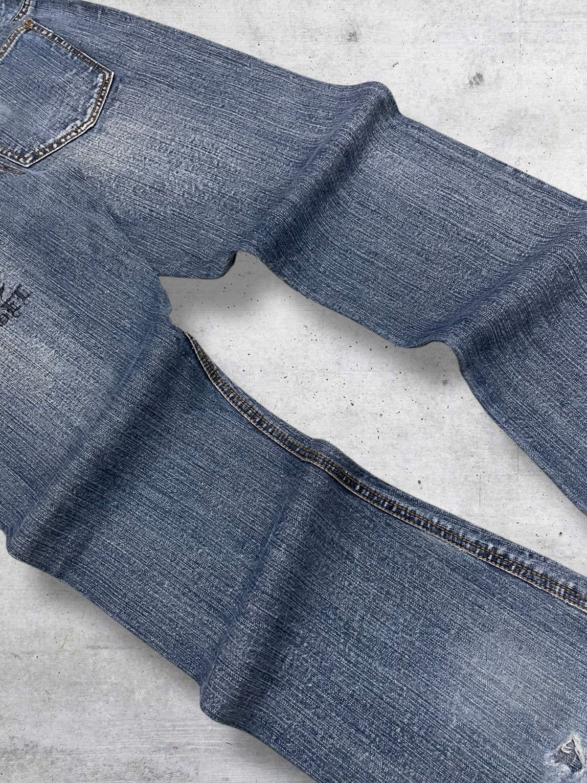 In The Attic VINTAGE IN THE ATTIC JAPAN 90S ARCHIVE DEAD OR ALIVE DENIM Size US 33 - 18 Thumbnail