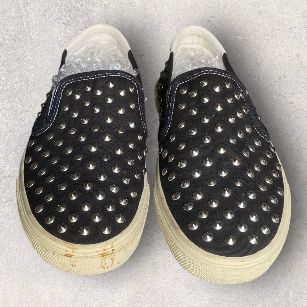 Saint Laurent Paris SLP Studded Slip On Size US 8.5 / EU 41-42 - 4 Thumbnail
