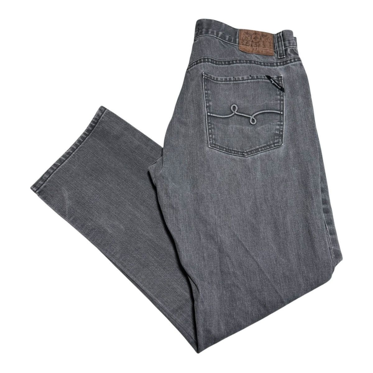 LRG LRG Gray Light Wash Cotton Jeans Men’s 35x31 Size US 35 - 1 Thumbnail