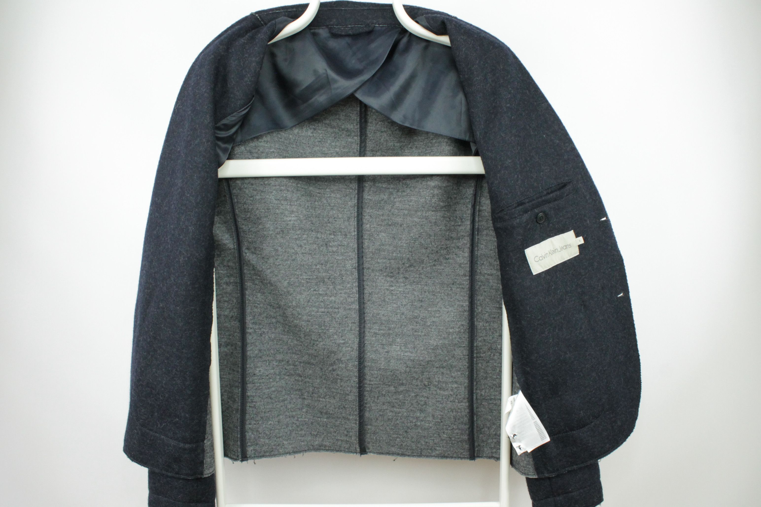 Calvin Klein Calvin Klein Jeans Slim Fit Fleece Wool Blazer Jacket Size US S / EU 44-46 / 1 - 7 Thumbnail