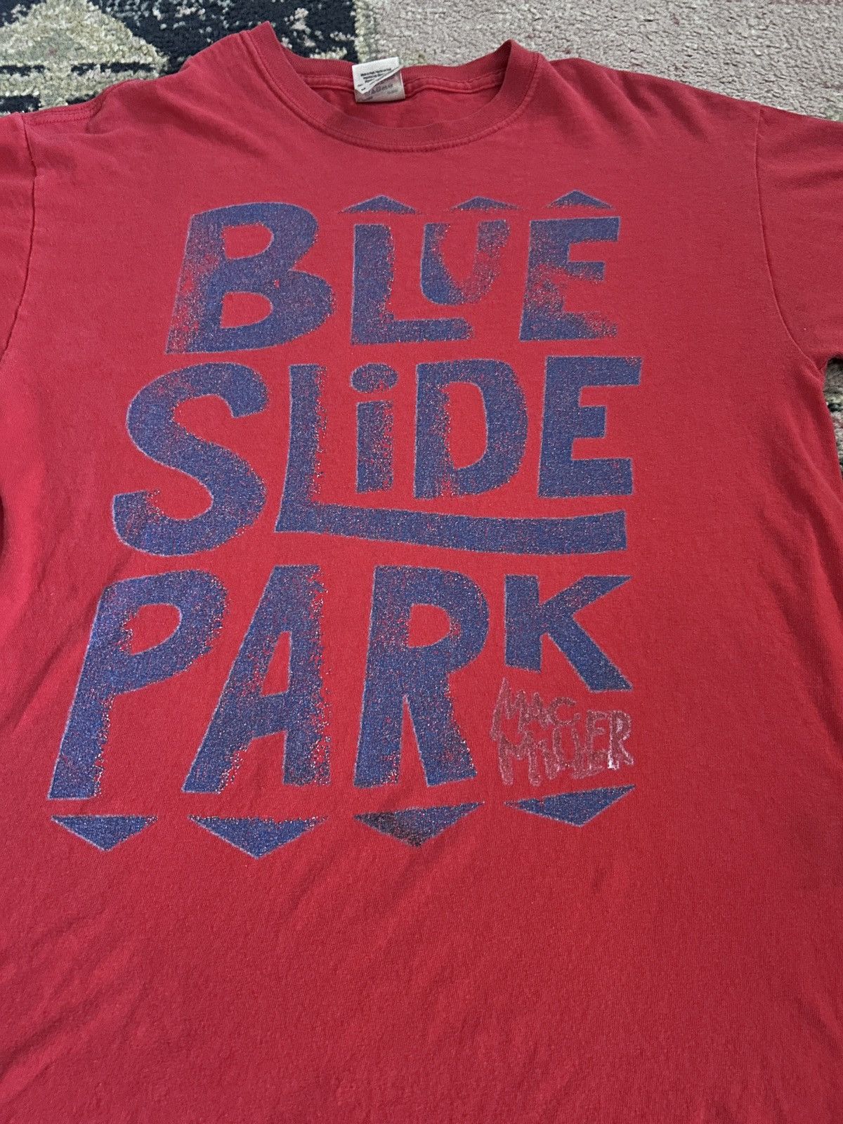 Rap Tees Vintage Mac Miller Blue Slide Park Tour Shirt Size US M / EU 48-50 / 2 - 2 Thumbnail