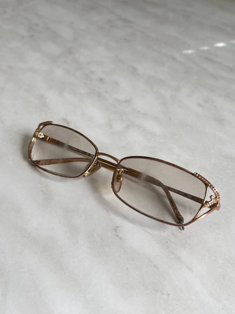 Fendi × Vintage Archive 1990’s Fendi Logo F eyeglasses Vintage Frame Size ONE SIZE - 12 Thumbnail