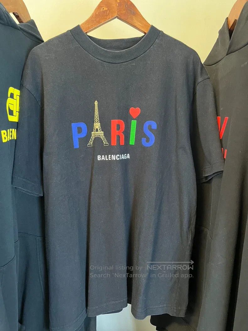 Balenciaga Balenciaga Paris print short sleeve T-shirt, regular fit, Size US XS / EU 42 / 0 - 1 Thumbnail