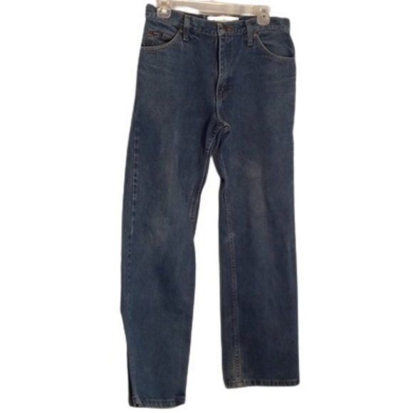 Lee Lee 31x30 Jeans Mens Regular Fit Vintage Denim Blue Distress Size US 31 - 1 Thumbnail