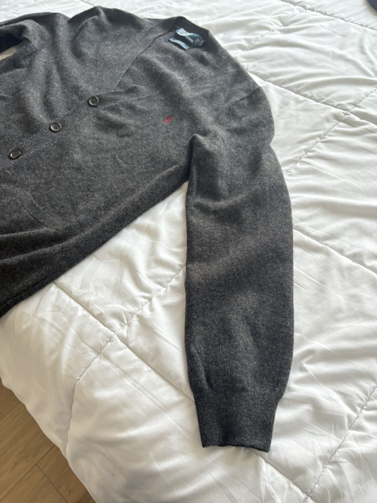 Polo Ralph Lauren Grey Polo Cardigan Size US L / EU 52-54 / 3 - 3 Thumbnail