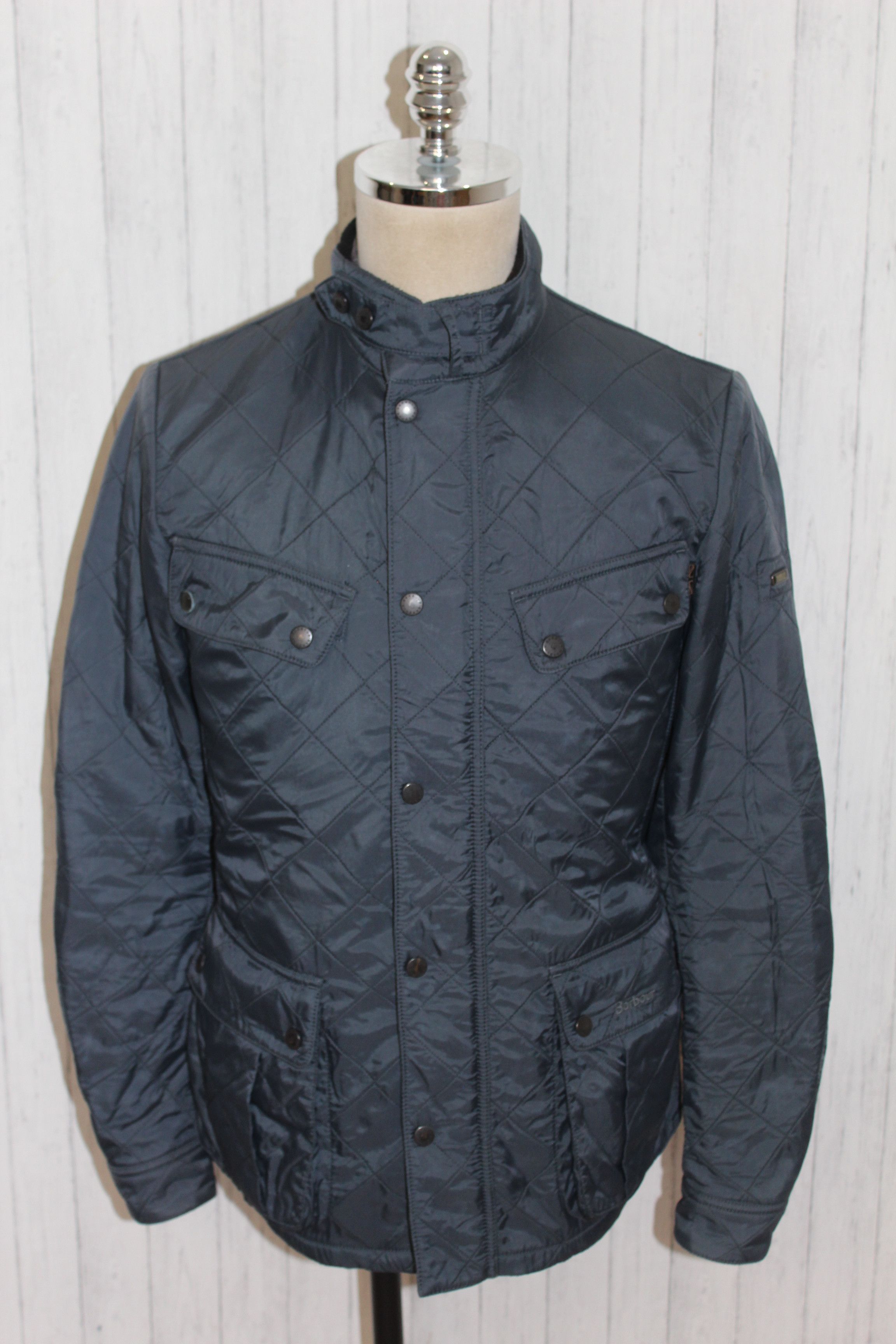 Barbour BARBOUR Blue Ariel Quilted Jacket Size M Size US M / EU 48-50 / 2 - 1 Thumbnail