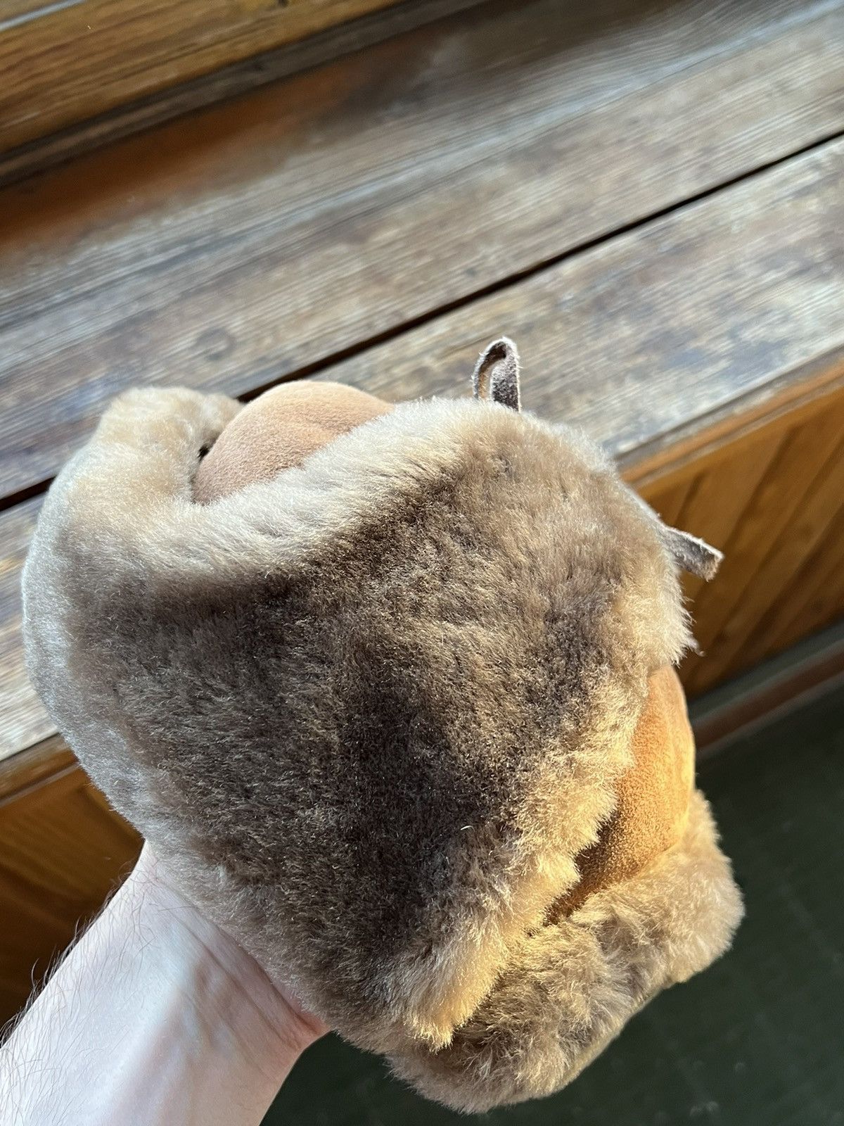 Leather Vintage Ushanka CRAMBES Y2K Leather Trapper Hat Rare Size ONE SIZE - 10 Thumbnail