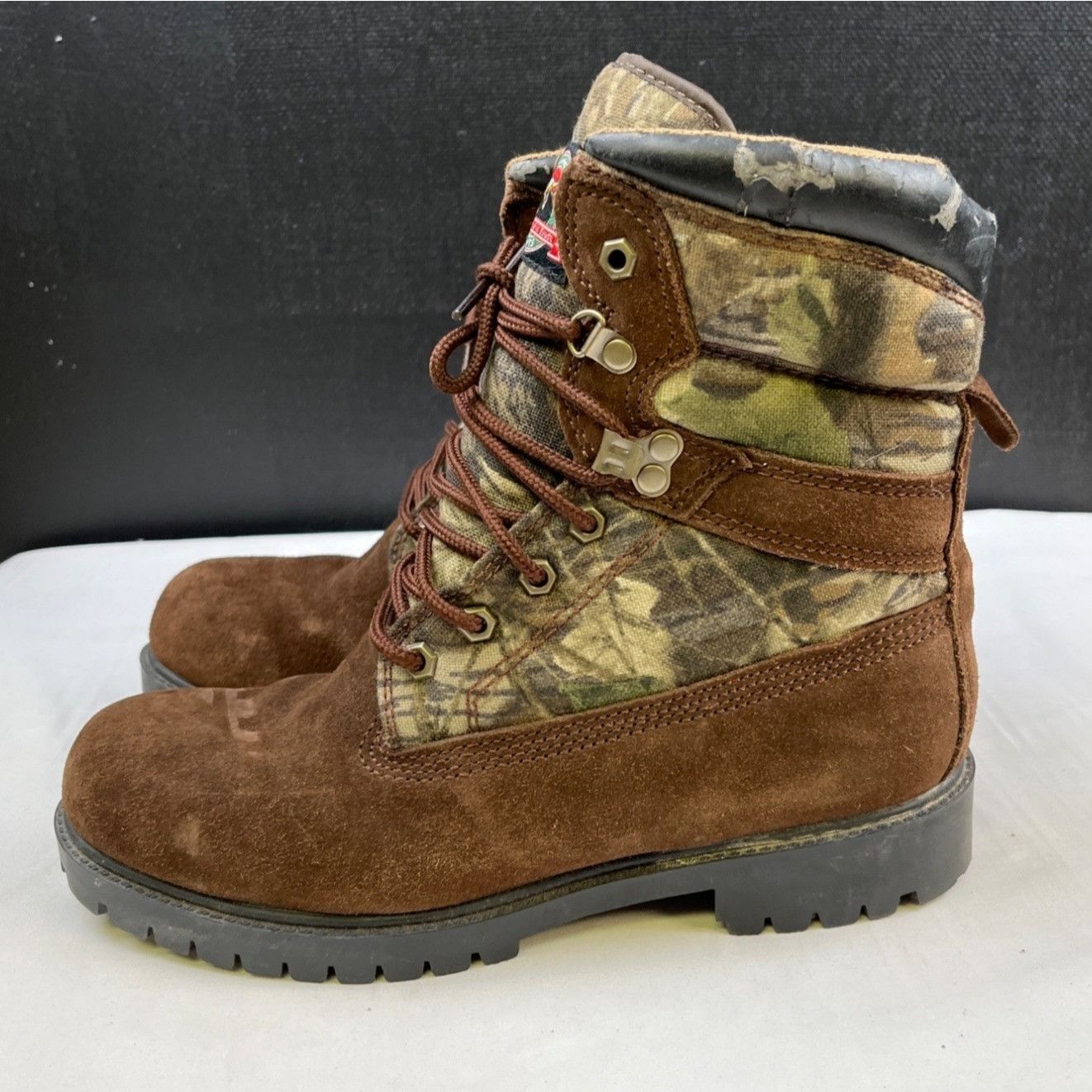 Other Brahma Men's Brown/Camo Hunting Shoes/Boots Sz 9 SKU 4669 Size US 9 / EU 42 - 3 Thumbnail