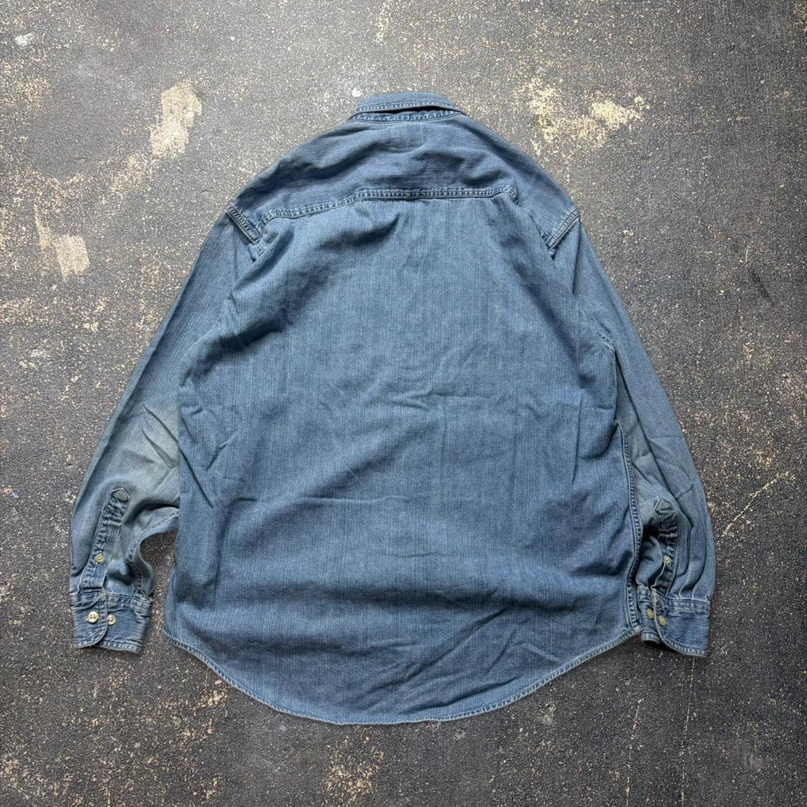 Gap Vintage 90’s GAP Denim Button Shirt Size US M / EU 48-50 / 2 - 3 Thumbnail