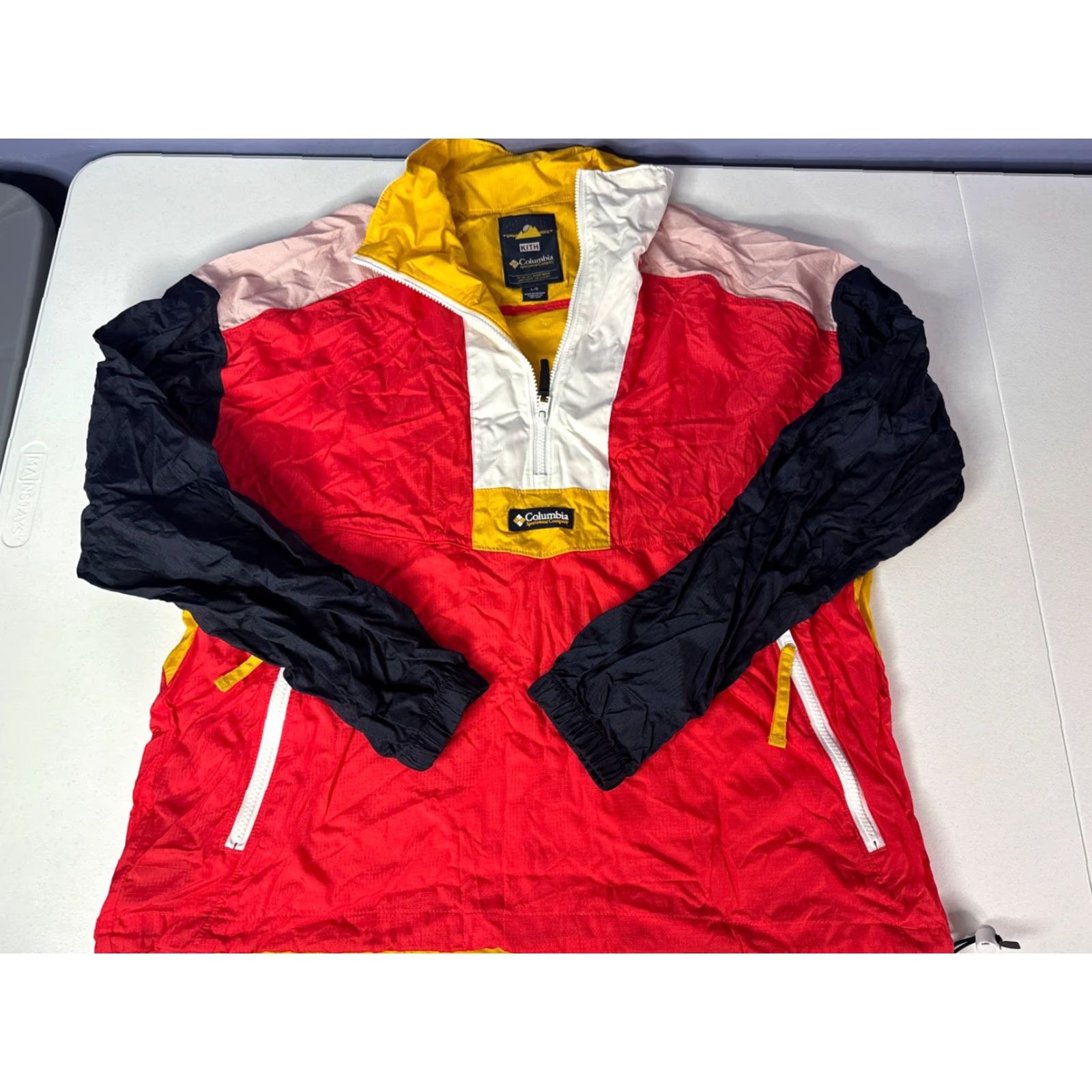 Kith VINTAGE Columbia x Kith Windbreaker Anorak Pullover Jacket