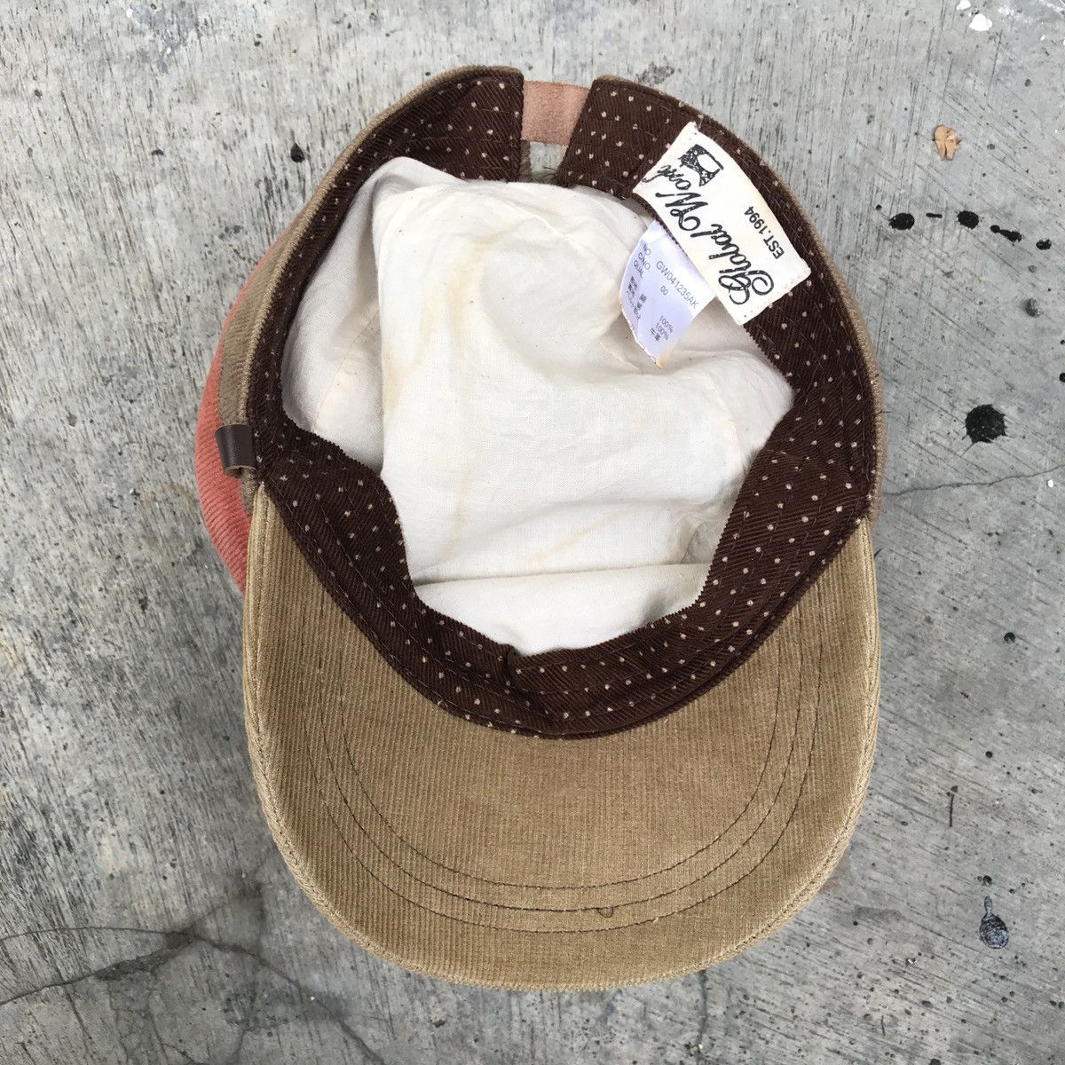 Global Work × Japanese Brand patrol hat three tone with leather adjust by global work Size ONE SIZE - 10 Thumbnail