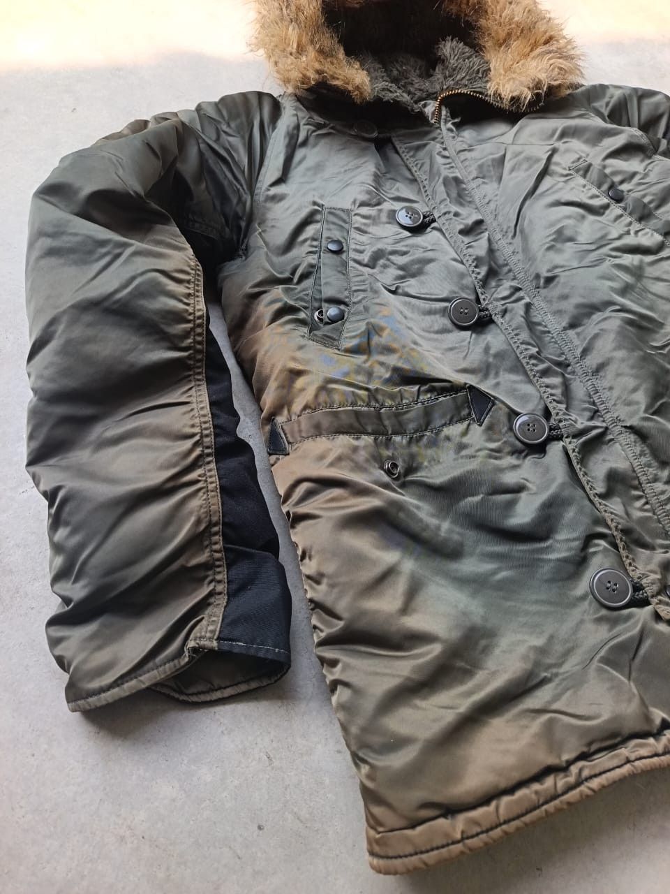 Alpha Industries × Vintage Alpha industries parka winter jacket Size US L / EU 52-54 / 3 - 7 Thumbnail
