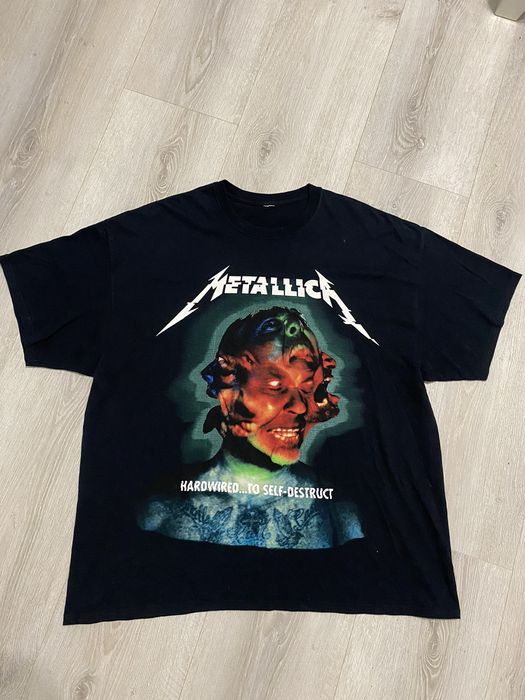 Metallica hardwired best sale tour shirt