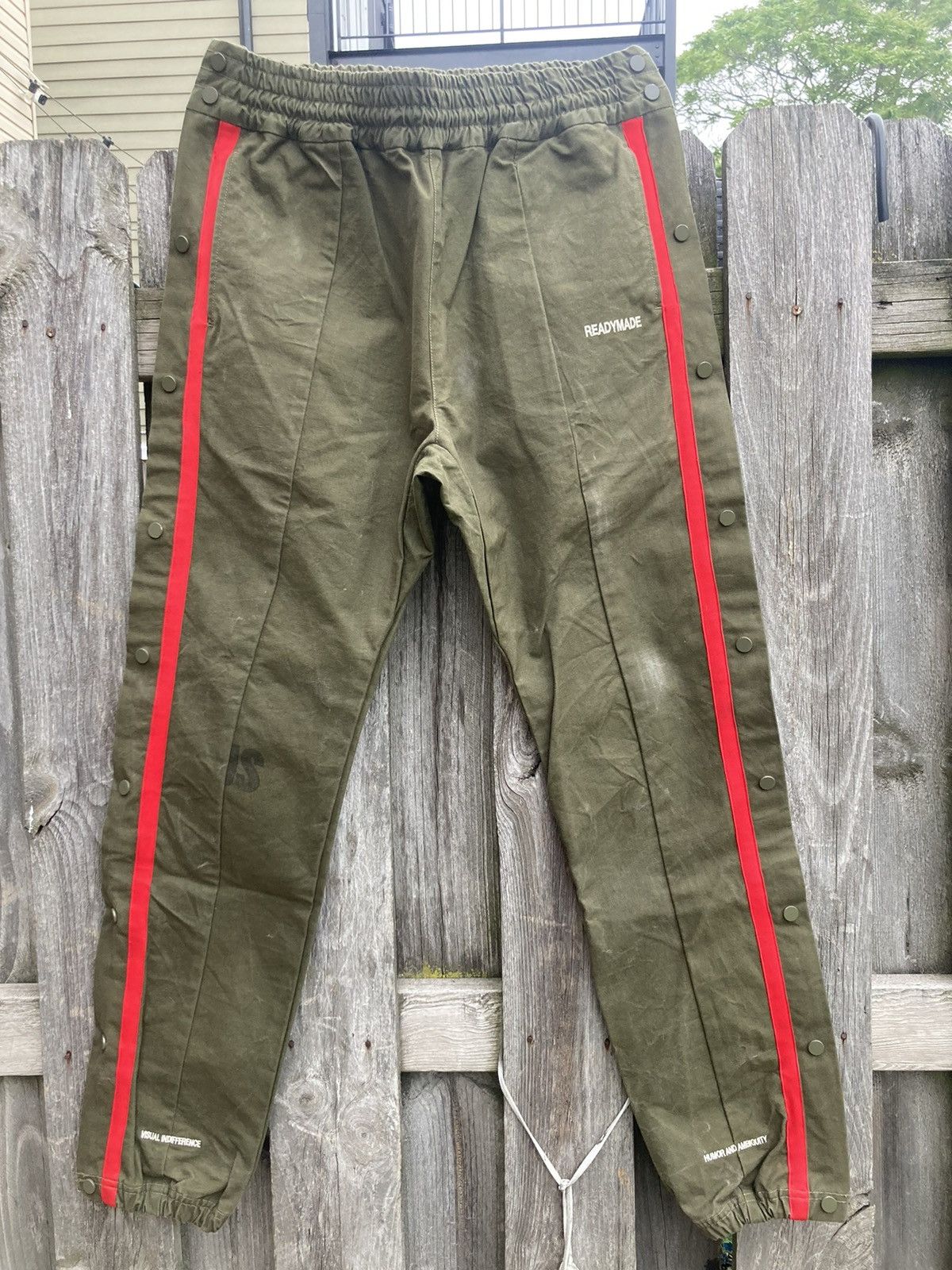 READYMADE【SIDE SNAP TRACK PANTS】1