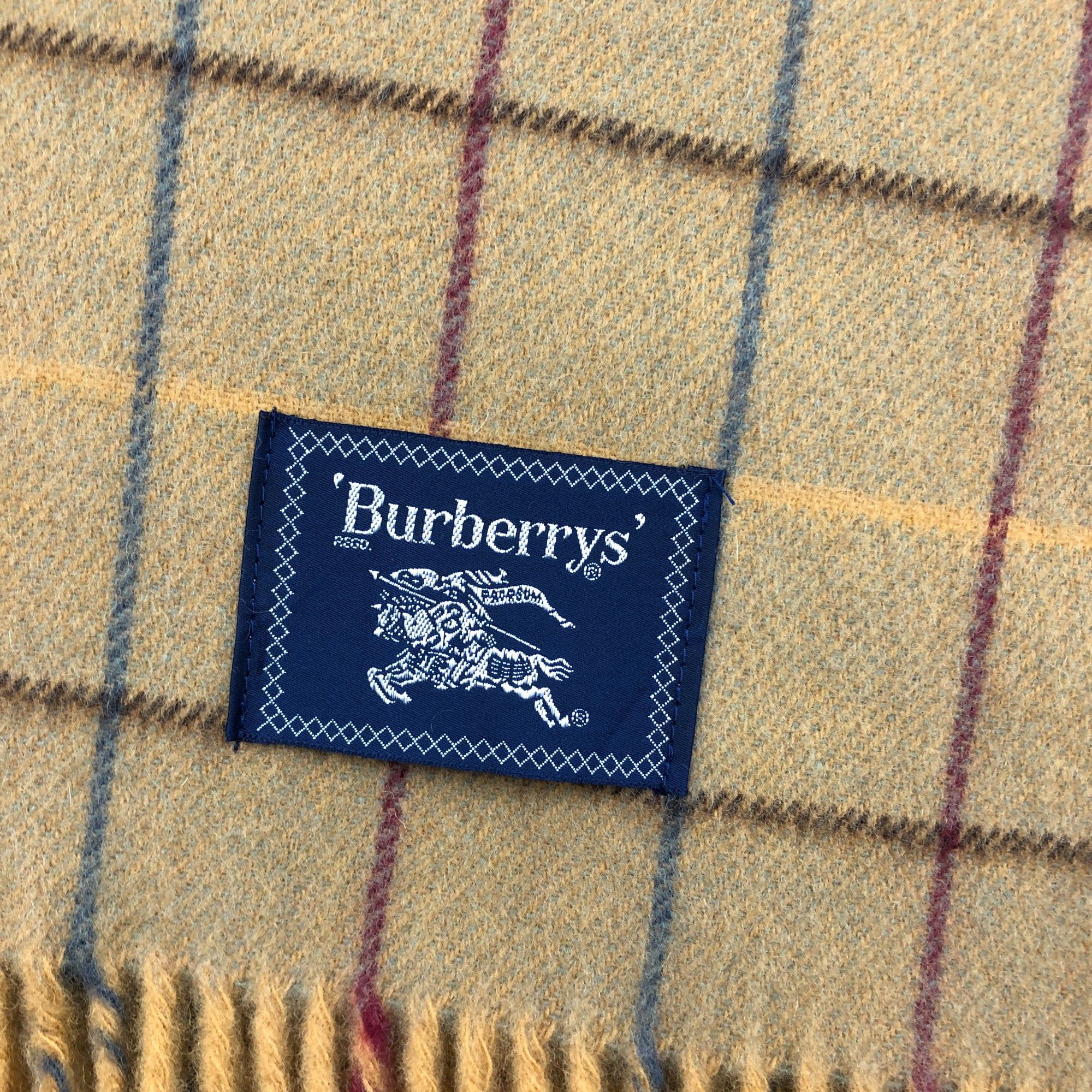 Burberry Vintage Burberry Scarf Muffler Wool Cashmere Scarves. Size ONE SIZE - 6 Thumbnail