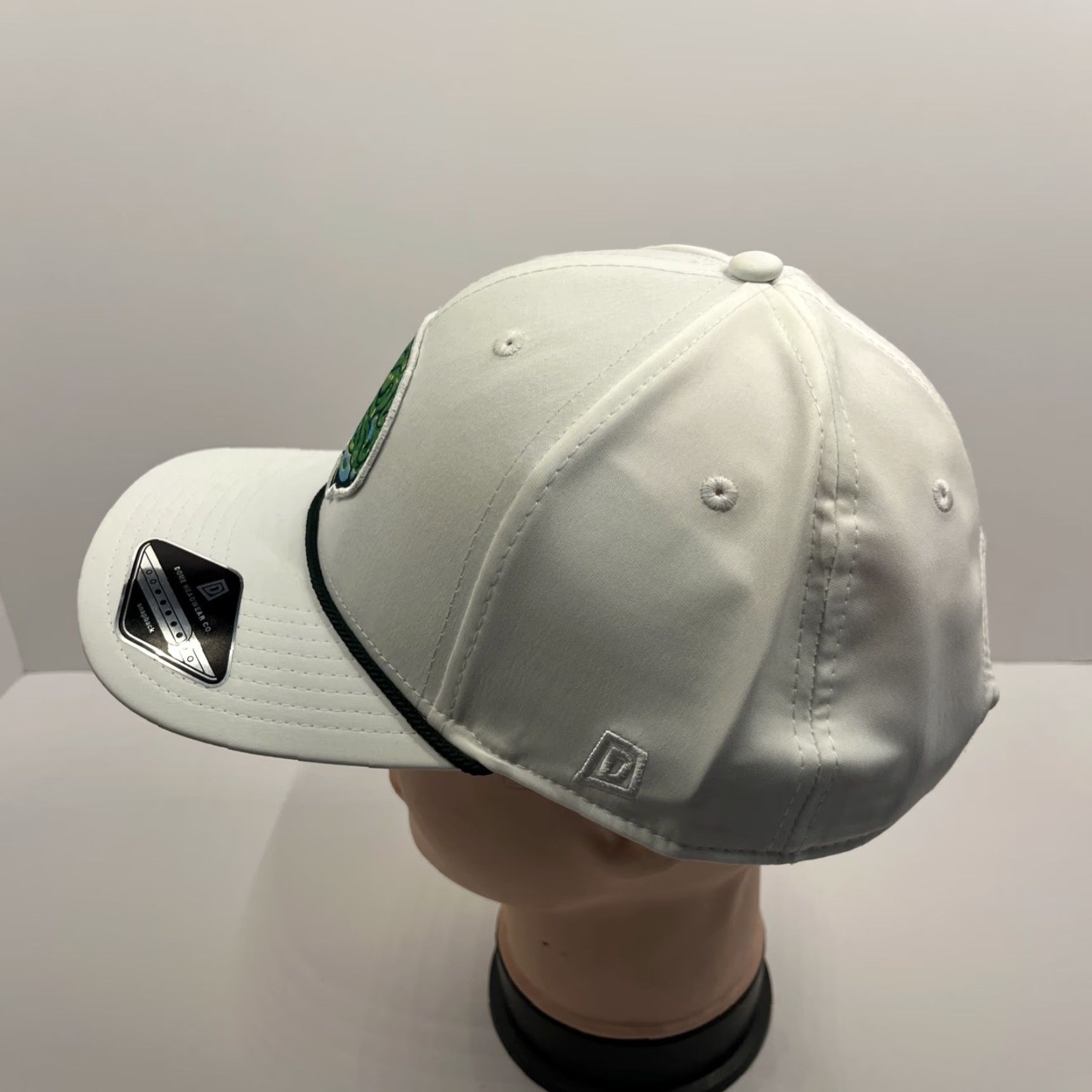 Vintage Golf On The Brain Baseball Hat Cap White Adjustable Snapback Dome Headwear Men Size ONE SIZE - 2 Thumbnail