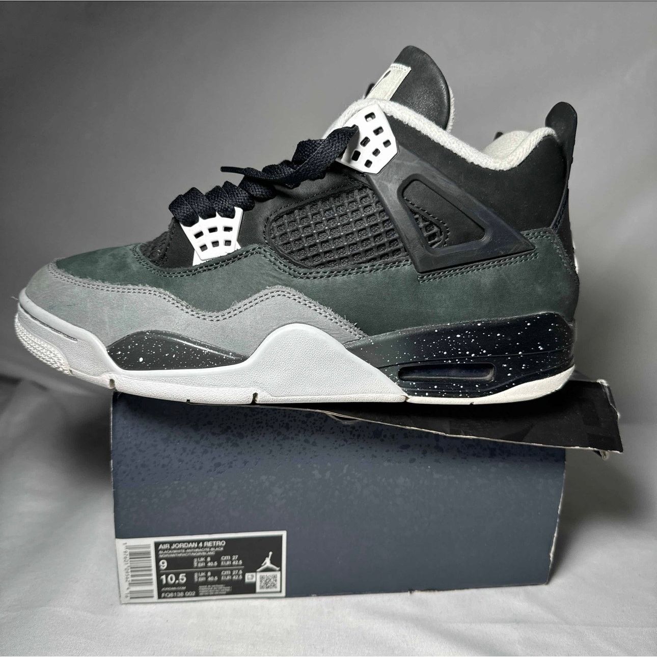 Jordan Brand × Nike Size 9 - Air Jordan 4 Retro Fear 2024 Men's Shoes Ships Now Size US 9 / EU 42 - 8 Thumbnail