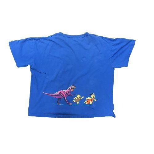 Other Vintage The Flintstones 1993 Dino Big Print Blue T-Shirt Size US XL / EU 56 / 4 - 3 Thumbnail