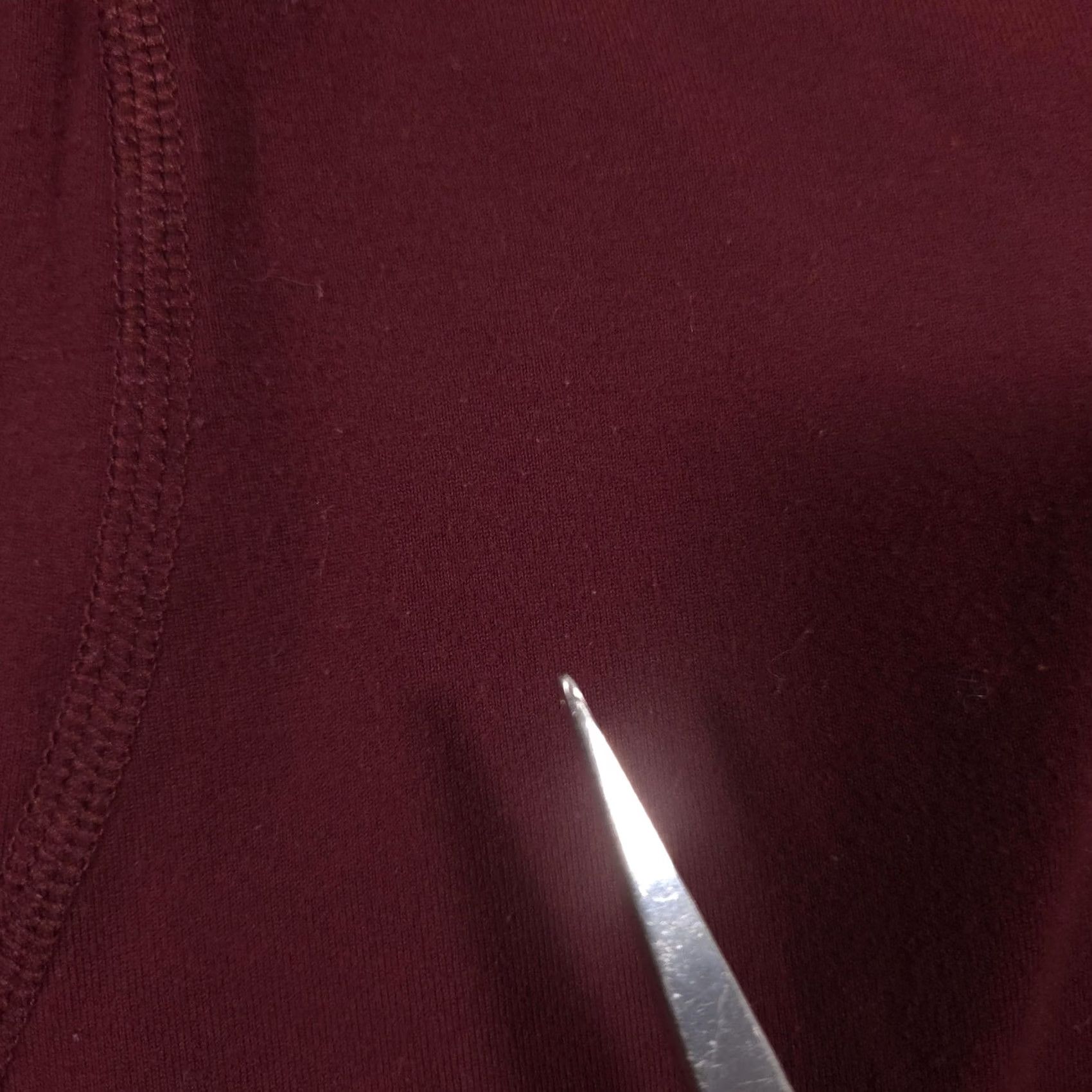 Duluth Trading Company Duluth Trading Co Hoodie Womens Large Red Lightweight Stretch V Neck Pullover Size L / US 10 / IT 46 - 4 Thumbnail