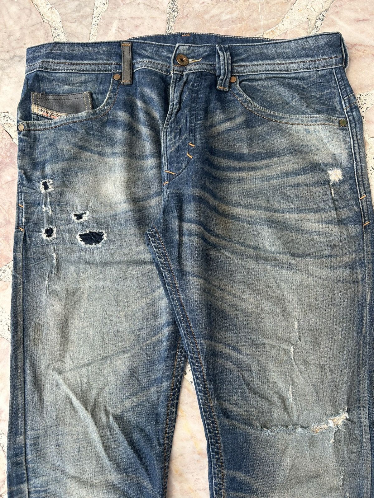 Diesel Diesel Biker Sweat Denim Pants Size US 30 / EU 46 - 5 Thumbnail
