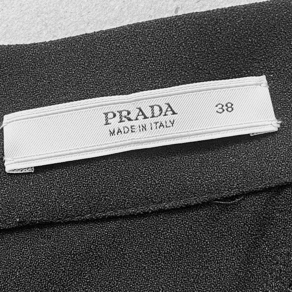 Prada Archive Prada midi skirt with draped Size 26" / US 2 / IT 38 - 2 Thumbnail