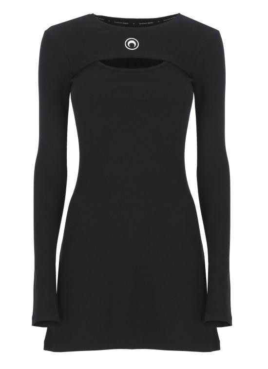 MARINE SERRE WDR328ACKNI0511BK99 関税送料込 Marine Serre MARINE SERRE Women Dresses WDR328A CKNI0511