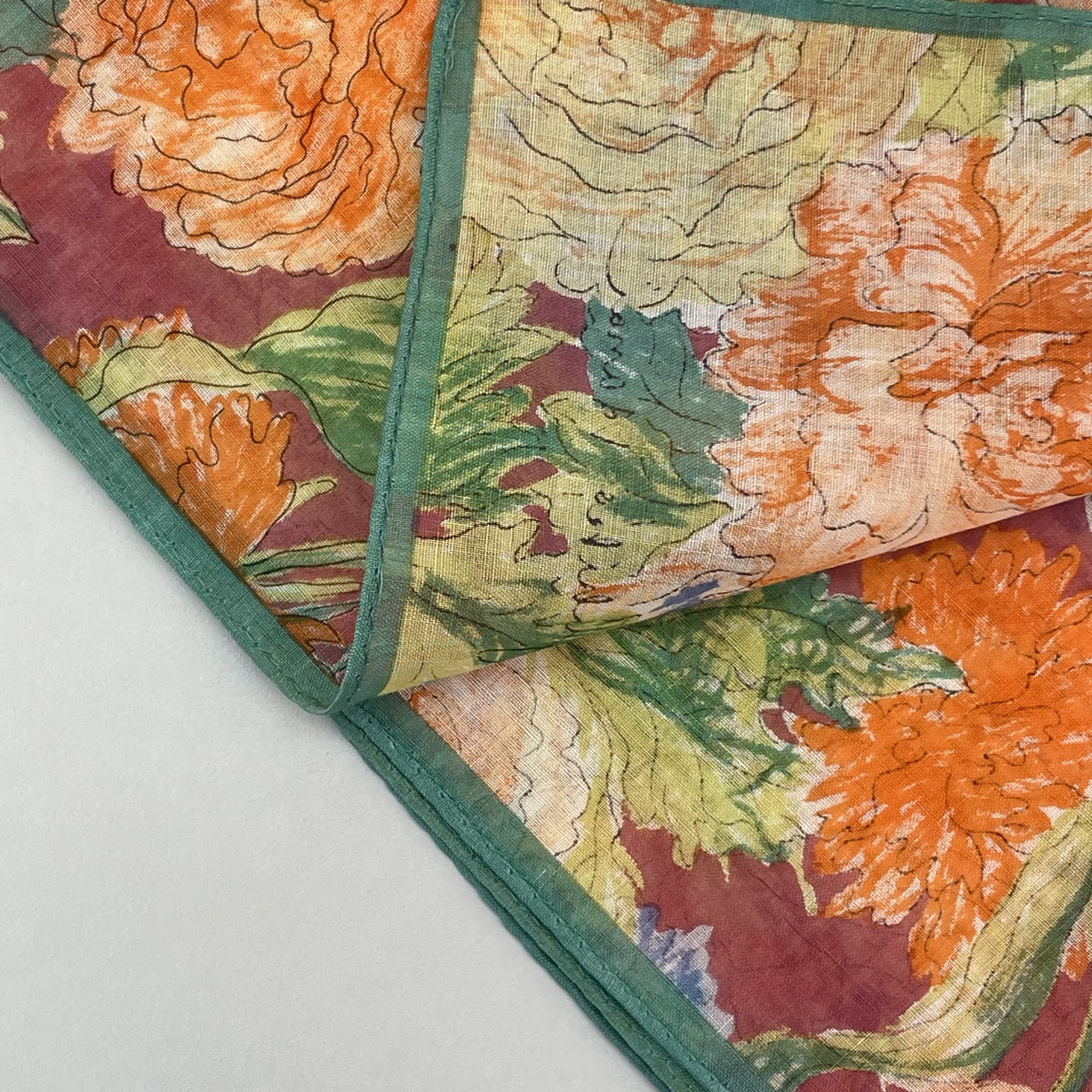 Japanese Brand Yukiko Hanai Handkerchief / Neckerchief / Bandana - 4245 Size ONE SIZE - 3 Thumbnail