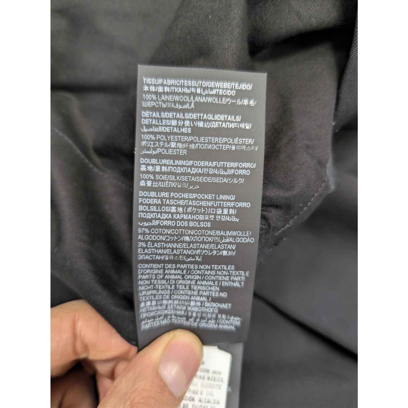 Saint Laurent Paris o1rshd1 Grain De Poudre Organique Pants in Black Size US 36 / EU 52 - 16 Thumbnail
