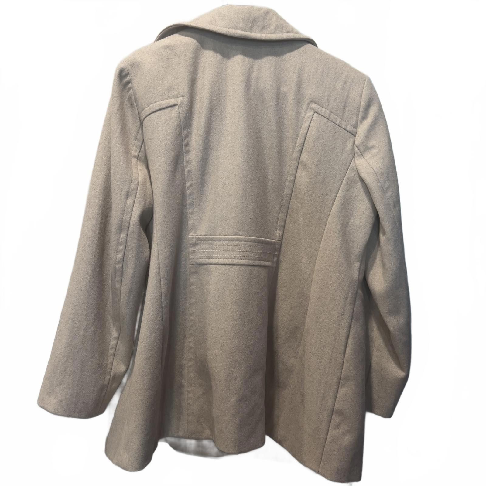 London Fog London Fog Women's Beige Wool Blend Coat Size XL / US 12-14 / IT 48-50 - 2 Thumbnail