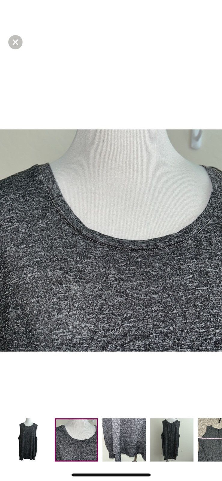 Apt. 9 Apt. 9 3x space dye sleeveless blouse Size 3XL / US 20-22 - 2 Thumbnail